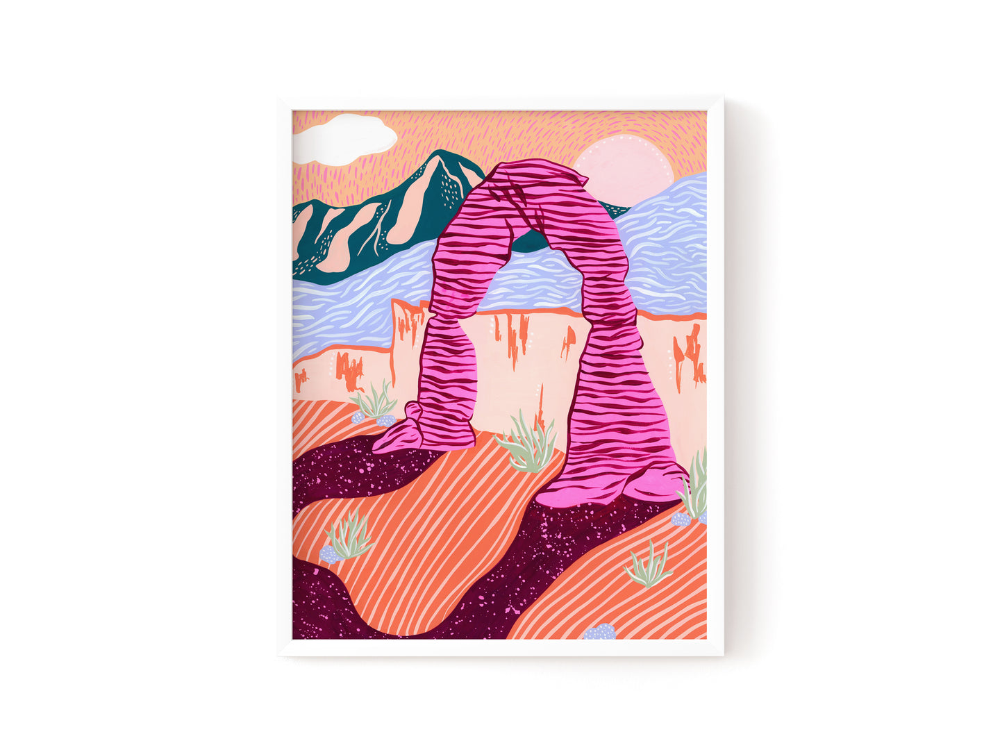 Delicate Arch at Sunrise Art Print